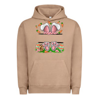 Pigment Burro easter costom name rabbit Urban Hoodie - MaliasSmallBusiness
