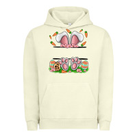Pigment Pistachio easter costom name rabbit Urban Hoodie - MaliasSmallBusiness