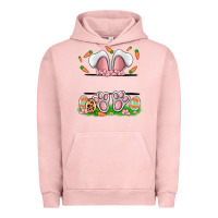 Pigment Salmon easter costom name rabbit Urban Hoodie - MaliasSmallBusiness