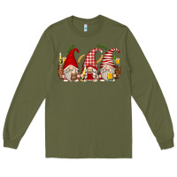 Army Green beer gnomes Long Sleeve Tee - Zillion Design Studio