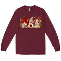 Burgundy beer gnomes Long Sleeve Tee - Zillion Design Studio