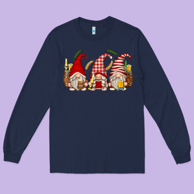 Long Sleeve Tee beer gnomes
