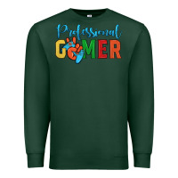Sports Green professional gamer Premium Sweatshirt - JahusDesignShop