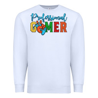 White professional gamer Premium Sweatshirt - JahusDesignShop