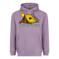 Lavender camping is my happy place Heavyweight Hoodie - CowhideDigitalArt