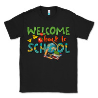 Black welcome back to school Classic Tee - texasbilliewilder