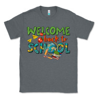 Charcoal Heather welcome back to school Classic Tee - texasbilliewilder