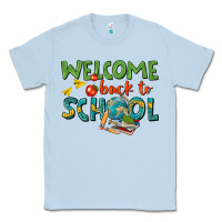 Dusty Blue welcome back to school Classic Tee - texasbilliewilder