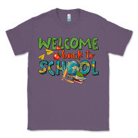 Lavender welcome back to school Classic Tee - texasbilliewilder