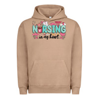 Pigment Burro nursing in my heart Urban Hoodie - MaliasSmallBusiness