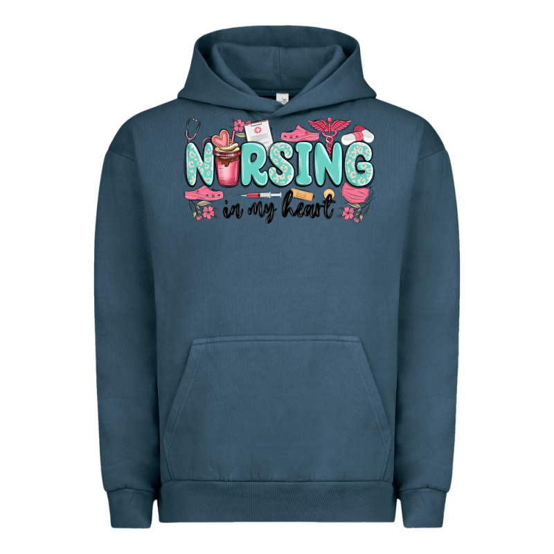 Nursing In My Heart Urban Hoodie by MaliasSmallBusiness | Teevron