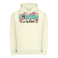 Pigment Pistachio nursing in my heart Urban Hoodie - MaliasSmallBusiness