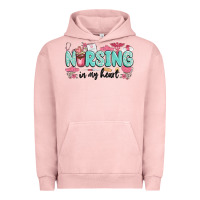 Pigment Salmon nursing in my heart Urban Hoodie - MaliasSmallBusiness