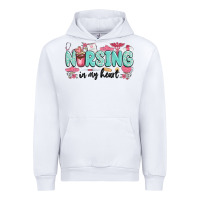 White nursing in my heart Urban Hoodie - MaliasSmallBusiness