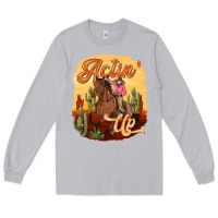 Moon Dust cowgirl actin up Long Sleeve Tee - texasbilliewilder