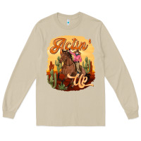 Mushroom cowgirl actin up Long Sleeve Tee - texasbilliewilder