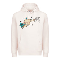 Pale Pink western turquoise gun hand Premium Hoodie - MaliasSmallBusiness
