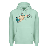 Seafoam western turquoise gun hand Premium Hoodie - MaliasSmallBusiness