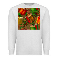 Christmas Gift Box Seamless Pattern Premium Sweatshirt | Teevron
