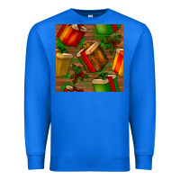 True Royal christmas gift box seamless pattern Premium Sweatshirt - BundleAndBundleShop