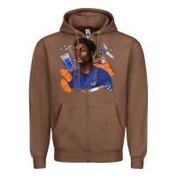 Chestnut afro man nurse Zipper Hoodie - texasbilliewilder