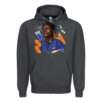 Smoke afro man nurse Zipper Hoodie - texasbilliewilder