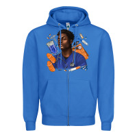 True Royal afro man nurse Zipper Hoodie - texasbilliewilder