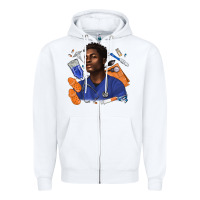 White afro man nurse Zipper Hoodie - texasbilliewilder