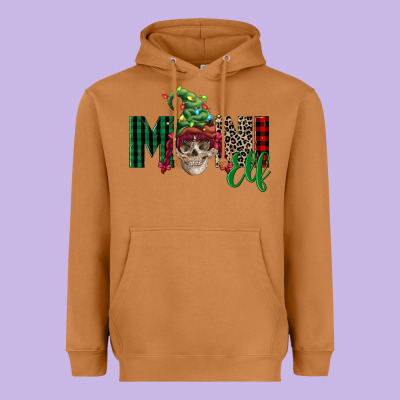 Girl Mini Elf Skull Heavyweight Hoodie Designed By Fadigitalartstudio