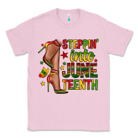 Bubblegum Pink steppin into juneteenth Classic Tee - Zillion Design Studio