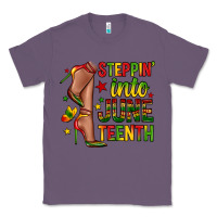 Lavender steppin into juneteenth Classic Tee - Zillion Design Studio