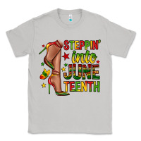 Moon Dust steppin into juneteenth Classic Tee - Zillion Design Studio