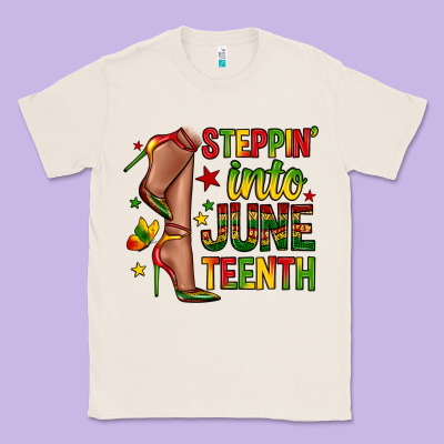 Classic Tee steppin into juneteenth