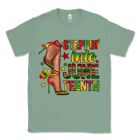 Sage steppin into juneteenth Classic Tee - Zillion Design Studio
