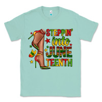 Seafoam steppin into juneteenth Classic Tee - Zillion Design Studio