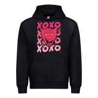 Black valentine Urban Hoodie - MaliasSmallBusiness