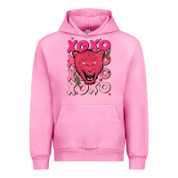 Fuchsia Pink valentine Urban Hoodie - MaliasSmallBusiness