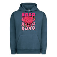 Pigment Midnight Navy valentine Urban Hoodie - MaliasSmallBusiness