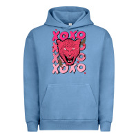 Pigment Pebble Blue valentine Urban Hoodie - MaliasSmallBusiness