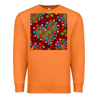 Carrot christmas lights and leopard hearts seamless pattern Premium Sweatshirt - BundleAndBundleShop