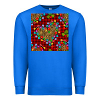 True Royal christmas lights and leopard hearts seamless pattern Premium Sweatshirt - BundleAndBundleShop