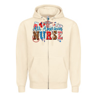 Sandshell all american nurse Zipper Hoodie - texasbilliewilder