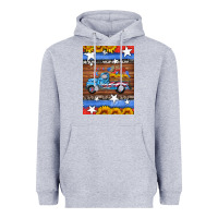 Heather Grey american truck air freshener Heavyweight Hoodie - HRA Design Shop