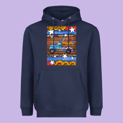 American Truck Air Freshener Heavyweight Hoodie Designed By Hra Design Shop