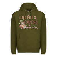 Army Green enemies to lovers book club Premium Hoodie - MaliasSmallBusiness