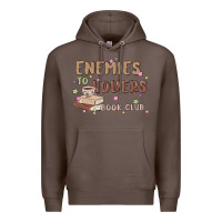 Coffee enemies to lovers book club Premium Hoodie - MaliasSmallBusiness