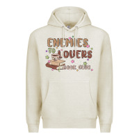 Oatmeal Heather enemies to lovers book club Premium Hoodie - MaliasSmallBusiness