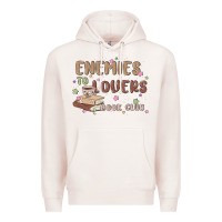 Pale Pink enemies to lovers book club Premium Hoodie - MaliasSmallBusiness