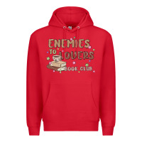 Red enemies to lovers book club Premium Hoodie - MaliasSmallBusiness