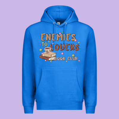 Enemies To Lovers Book Club Premium Hoodie Designed By Maliassmallbusiness